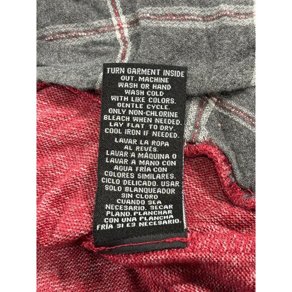 Al & Rachel Red Layered Sweater Blouse PM Petite - Picture 6 of 10